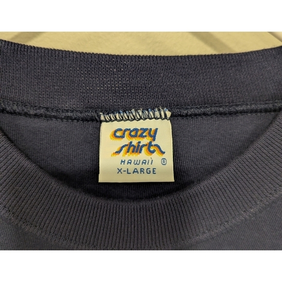 Vintage 90's Crazy Shirts Hawaii San Francisco Embroidered Sweatshirt Size XL - Picture 4 of 7